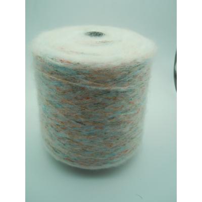 Brush Yarn with Space Dyed Lartern Yarn