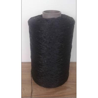 Black Polyester Sequins Yarn
