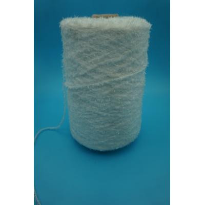 Polyester Feather Yarn with Lurex